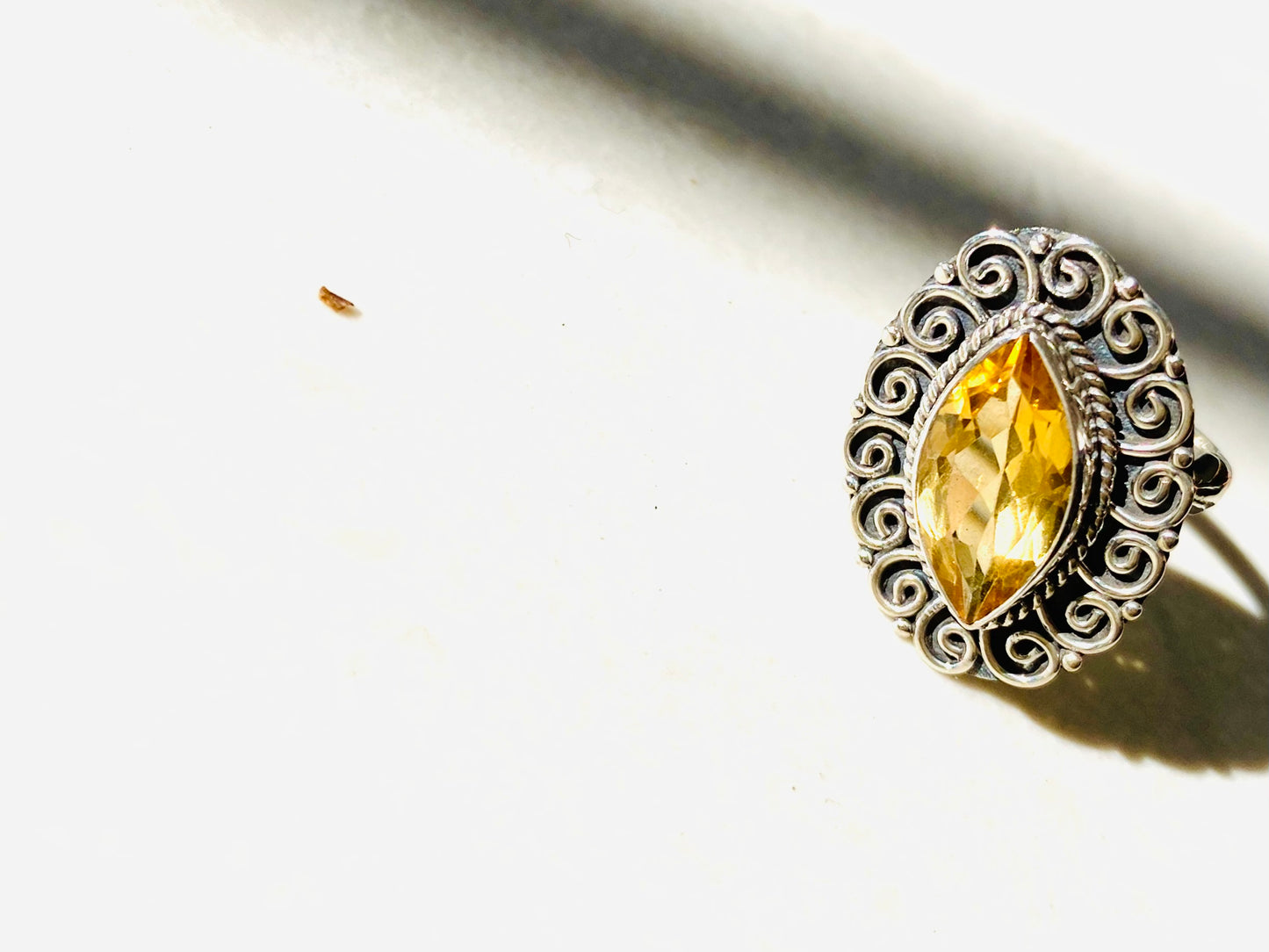 Sunshine Citrine ring