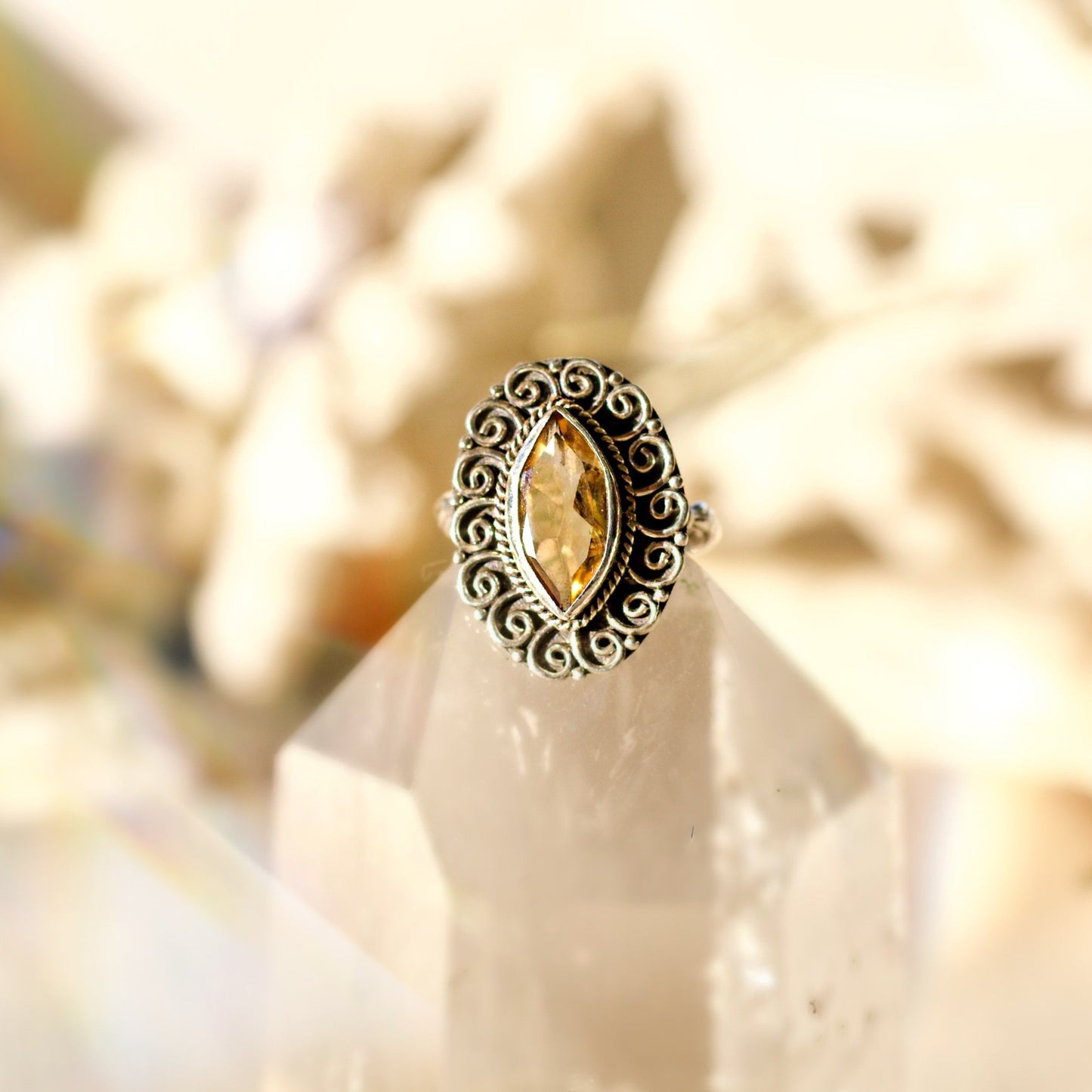 Sunshine Citrine ring