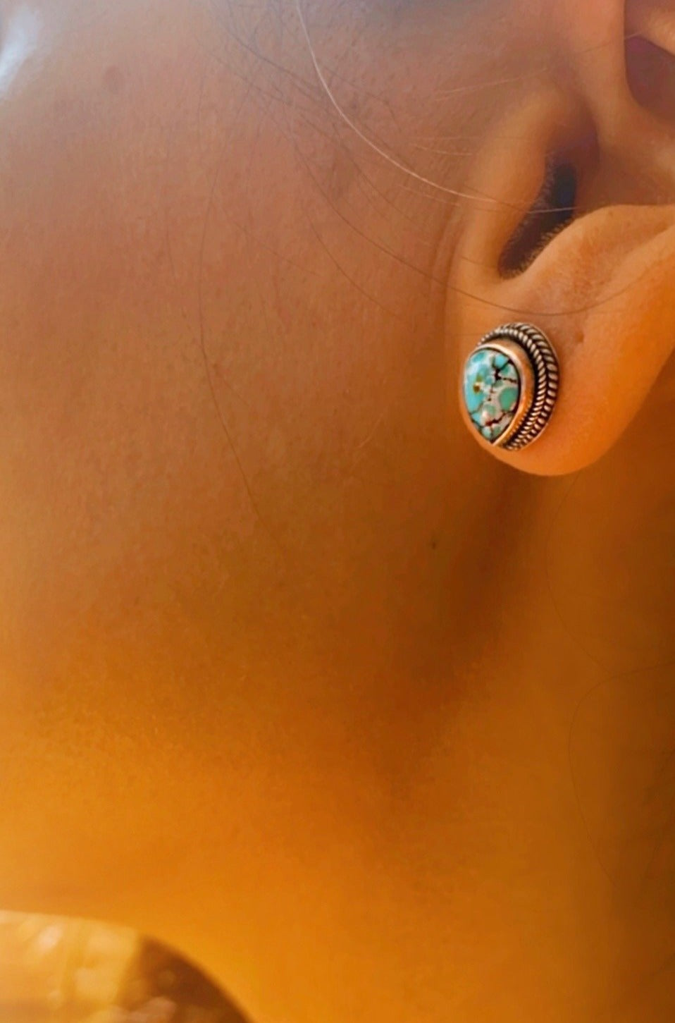 Classic Turquoise stud earring