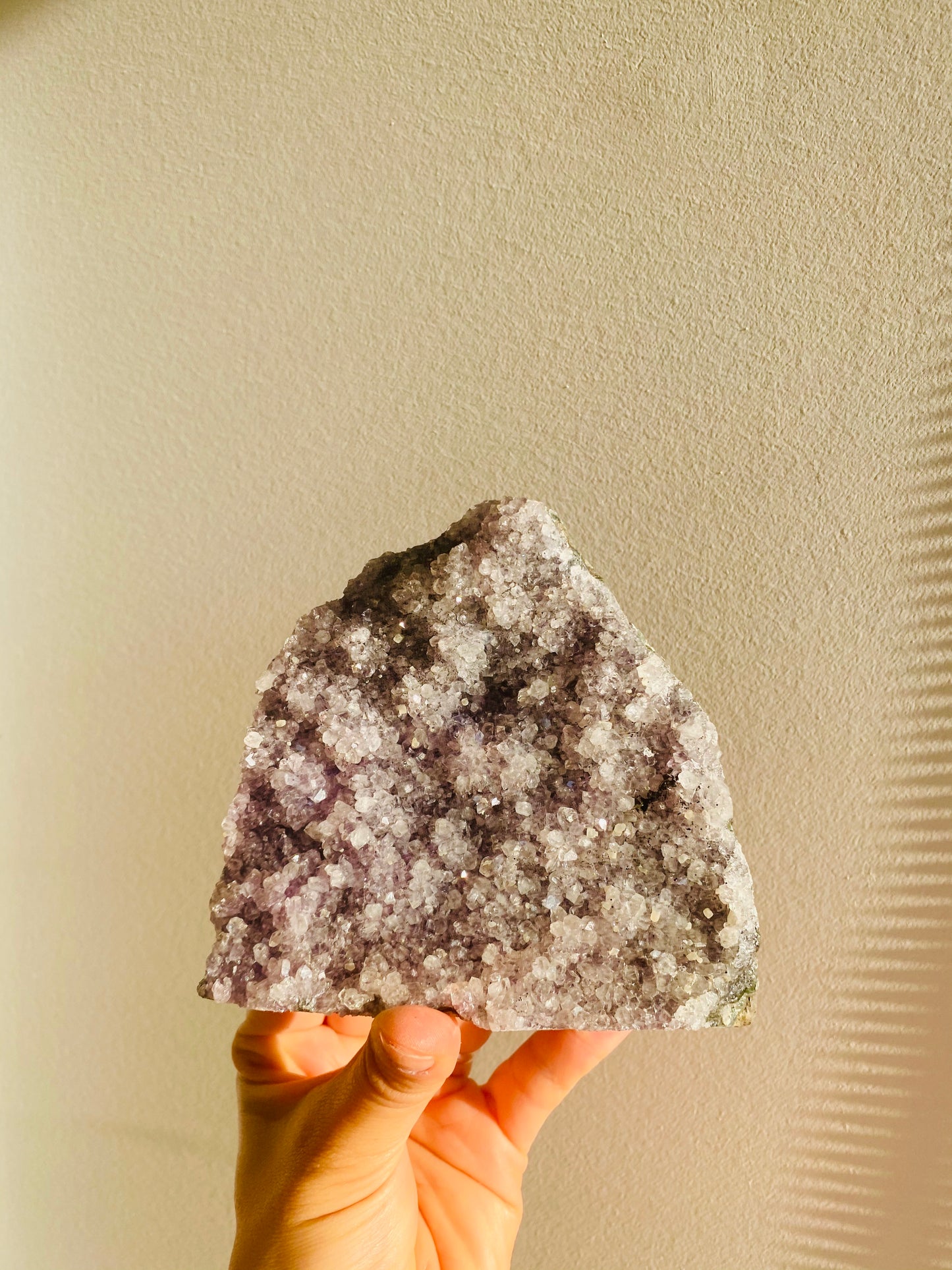 Free standing rainbow amethyst