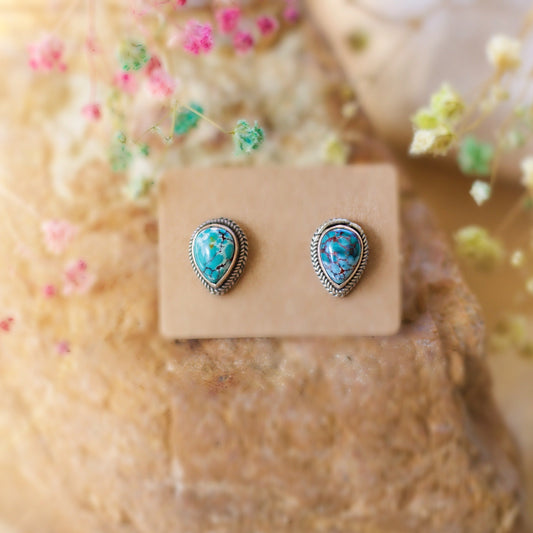 Classic Turquoise stud  earring