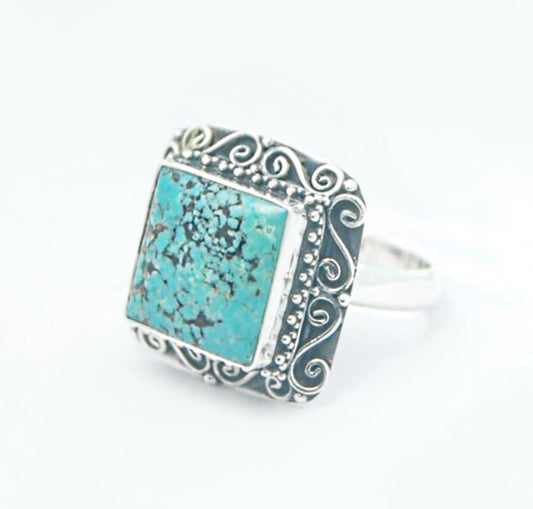Turquoise statement ring