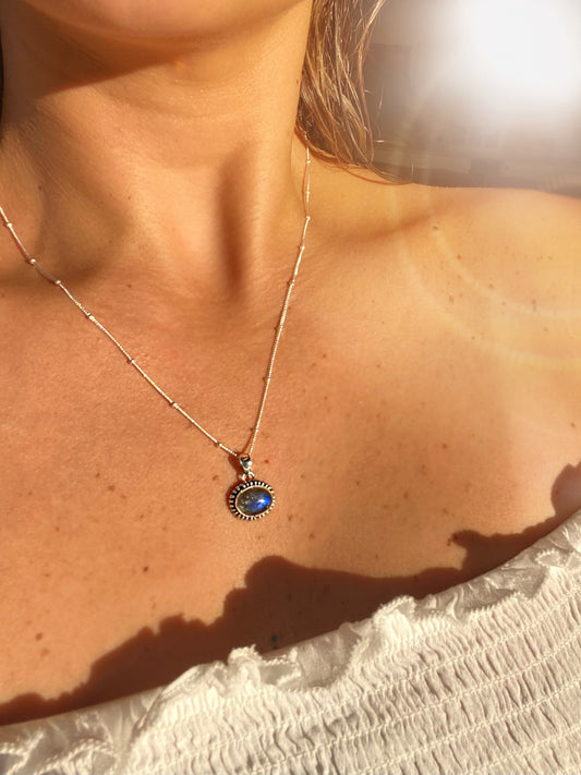 Labradorite necklace