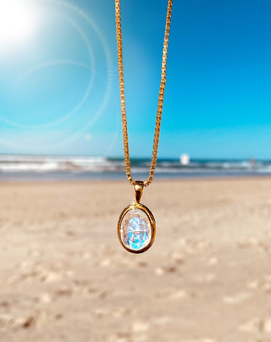 Clara moonstone necklace