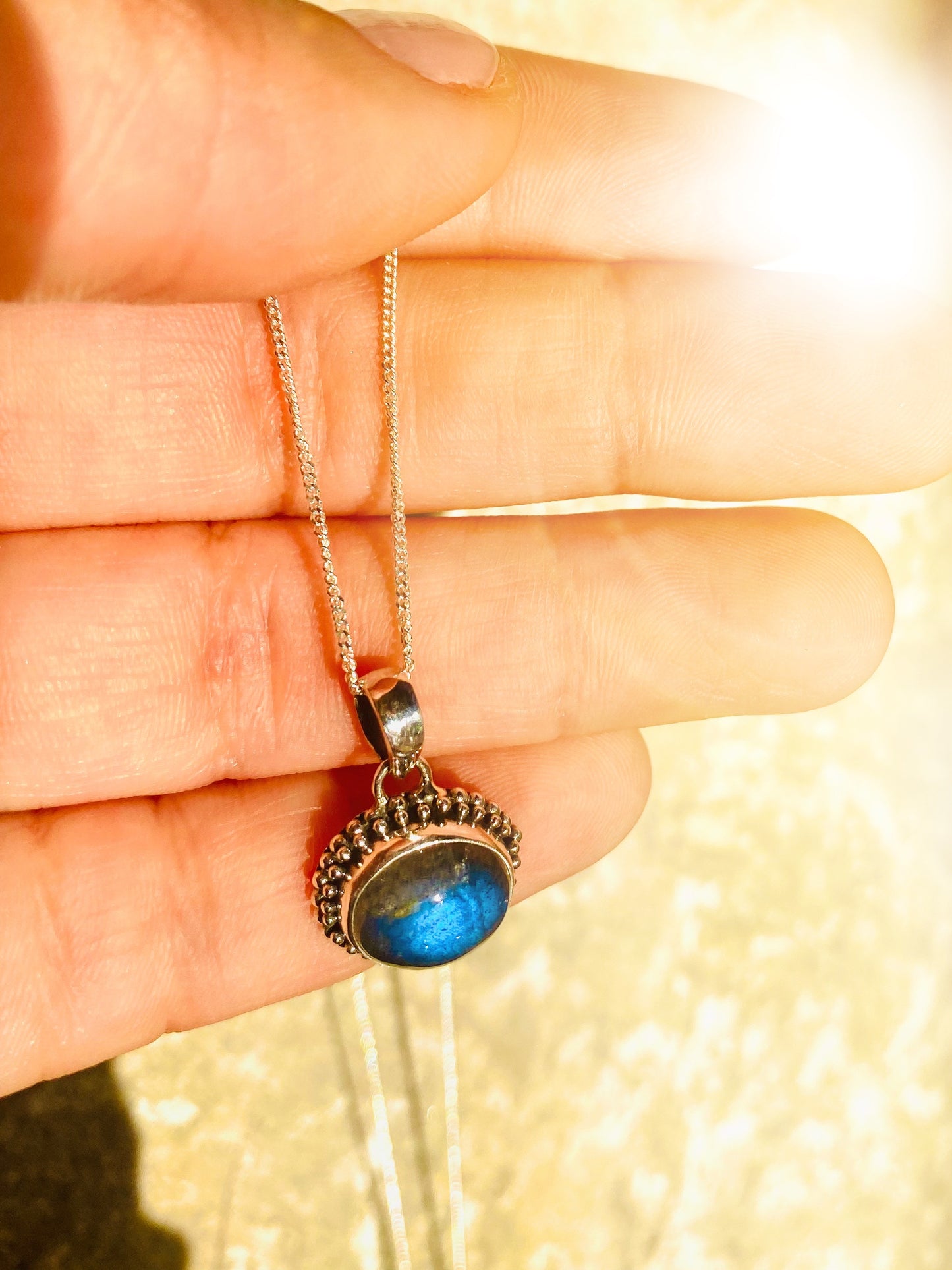 Labradorite necklace