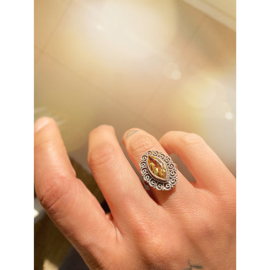 Sunshine Citrine ring